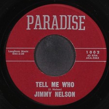 JIMMY NELSON: tell me who / her last bye bye PARADISE 7
