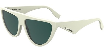 Karl Lagerfeld Women's White Cat-Eye Sunglasses - KL6185S 105 - Made in Vietnam
