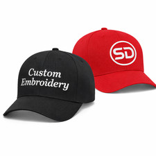Custom Text/Logo Embroidered Hat, Embroidery Cap, 6 panel cap, Flexfit - 6277