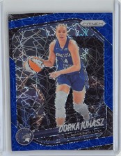 2025 Panini Prizm WNBA #109 Dorka Juhasz Blue Velocity Prizms