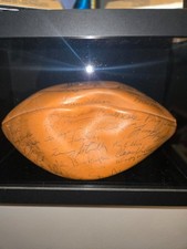 autographed football