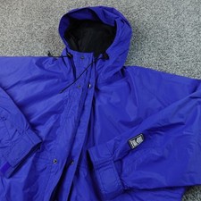 Helly Hansen Jacket Mens M Blue Packable Hell...