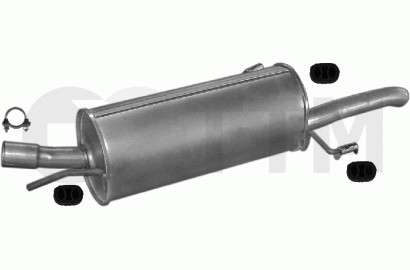 Silencieux arrière de rechange pour entretien Opel Astra G 1.2 Berline 4 portes