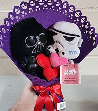 Star Wars Wedding Anniversary Plush Bouquet Darth Vader  Stormtrooper 14"