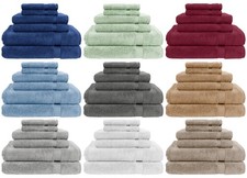MyPillow 6 Piece Set - Premium Cotton Soft Absorbent Towels, 2 Bath Towel