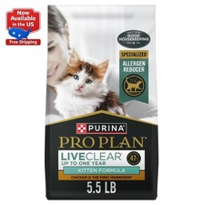 Purina Pro Plan LiveClear Dry Kitten Food Allergen Reducing Chicken and Rice For