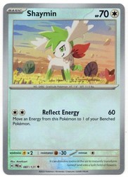 Shaymin 087/131 Prismatic Evolutions Master Ball Pattern