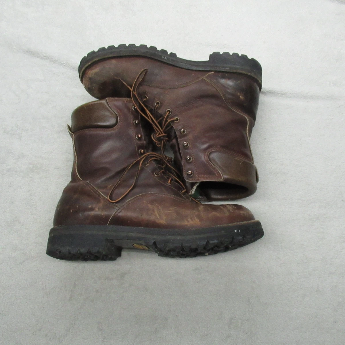 Vibram Slip Resistant Solid Leather Upper for Men for Sale 