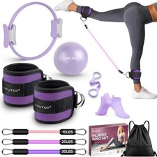Pilates Ring Set for Women Exercise Ball Bands Yoga Socks Fitness Kit