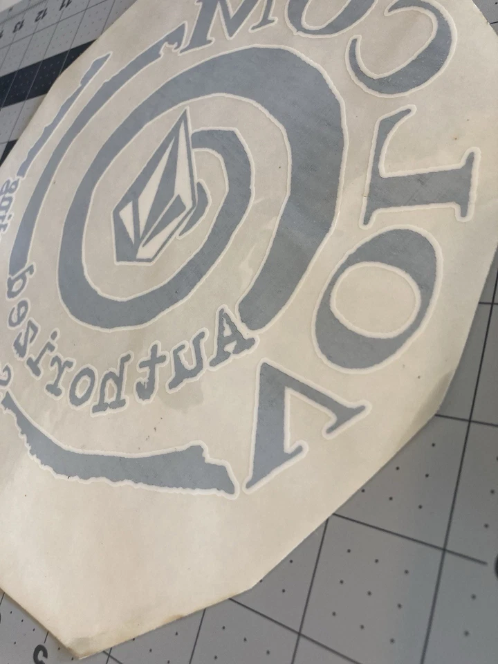 Volcom Snowboarding - Vintage Skate Surf Shop Dealer Window Sticker - Large RARE - Image 3 of 4