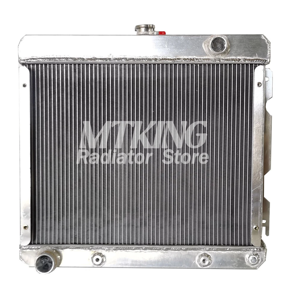 Radiador de aluminio 7072 apto para Dodge Dart Plymouth Duster Valiant 1970-1972 Foto 2 de 4