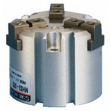 1 pc SMC CORPORATION MHS3-32D 3 Finger Double Action Pneumatic Gripper, MHS3-32