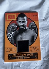 2014 Panini Golden Age Michael Spinks Museum Age Material Memorabilia Relic #7