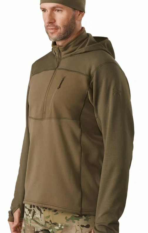 Arc'teryx LEAF Naga 3.1 Pro Hoody Wolf Gray XXL Men Military Spec Sweatshirt image 8