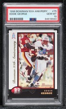 1998 Bowman Golden Anniversary 26/50 Eddie George #75 PSA 10 GEM MT 8uc