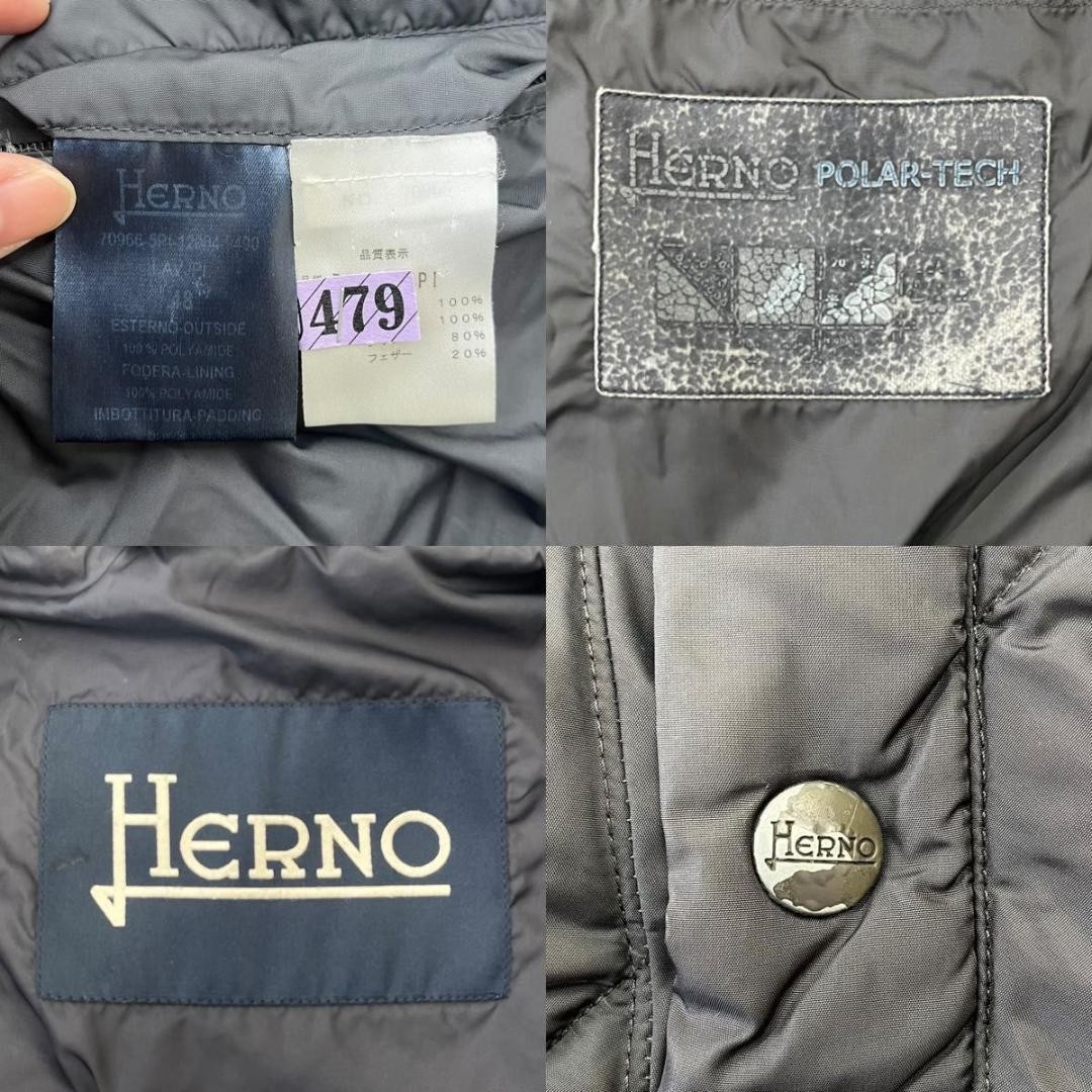 Herno Down Jacket Black Polar-Tech Outer Authenti… - image 10