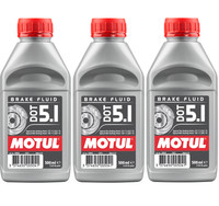 Motul DOT 5.1 BremsflüSsigkeit 3X500 Ml Brake Fluid Vollsynthetisch ABS