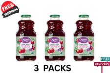 Great Value Organic 100% Tart Cherry Juice, 32 fl oz, Pack of 3