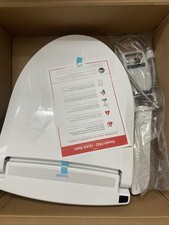 Brondell Swash Electronic Bidet Toilet Seat LT89 Fits Elongated Toilets - White