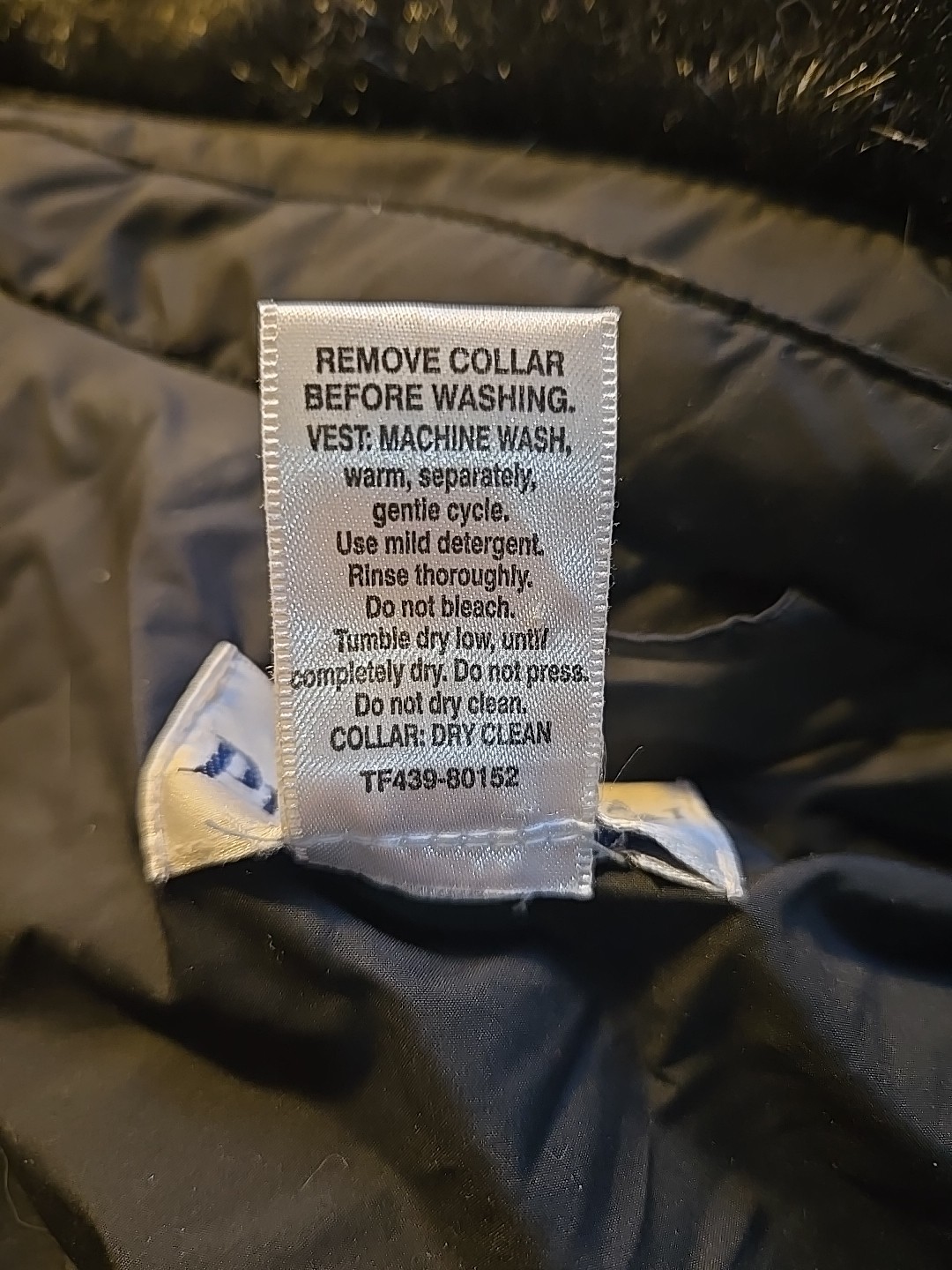 Pendleton Black Removable Fur Collar Down Quilted… - image 13