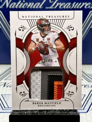 2025 National Treasures Baker Mayfield Treasured Patches 5-Color MEM,/49🔥🏴‍☠️