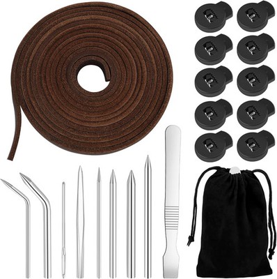 Anglekai 21PCS Baseball Glove Lace Needles Kit, Softball Glove Repair Lace Kit,
