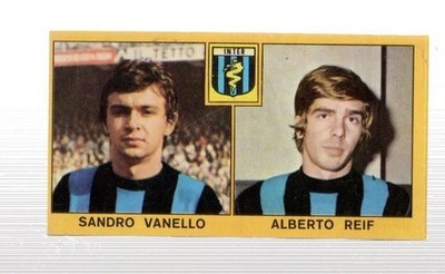 figurine footballers panini 1969 70 inter vanello rief