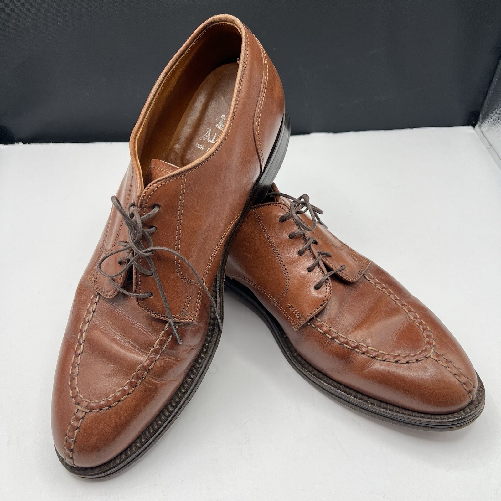 Alden 962 Burnished Tan Calfskin Norwegian Front Blucher