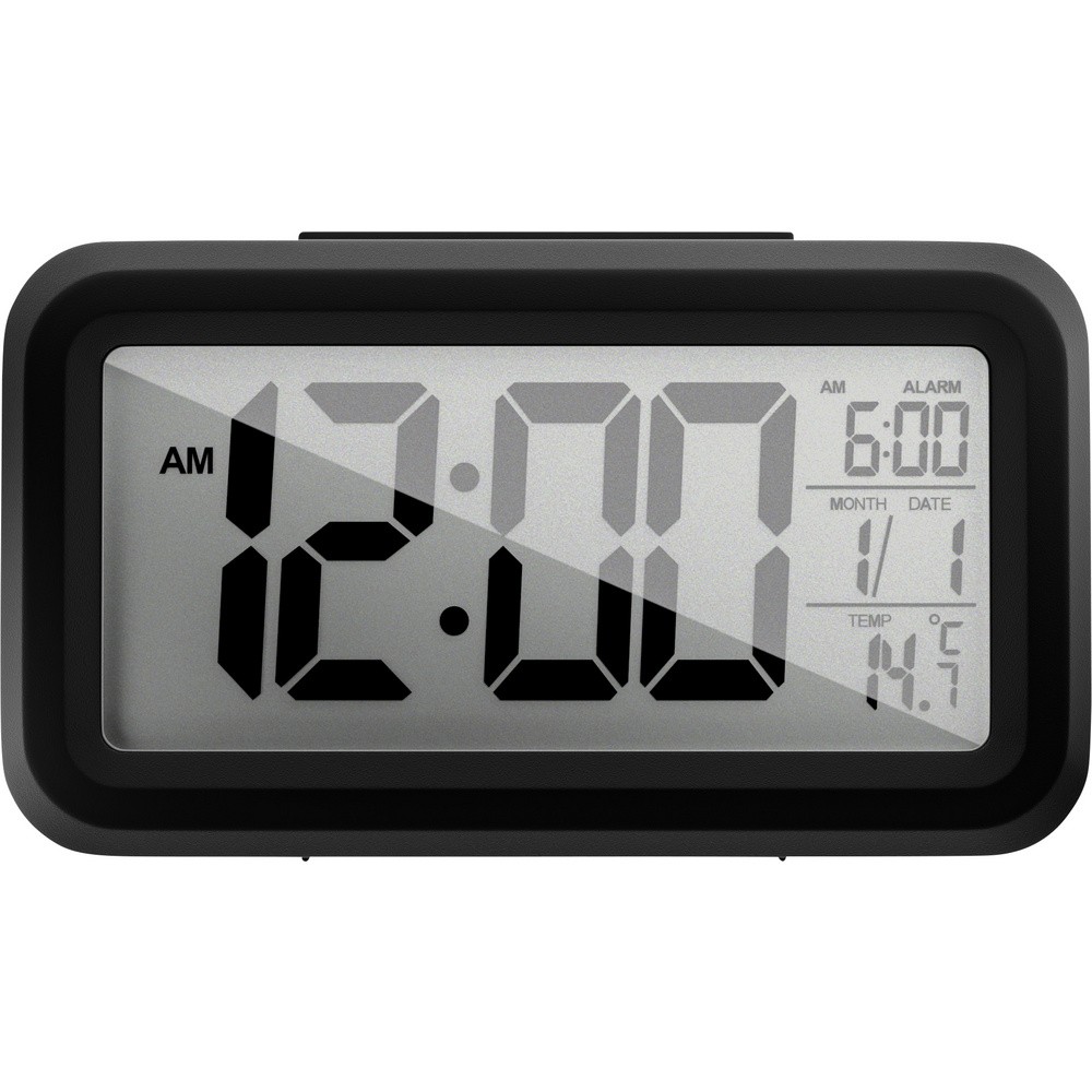 Mebus 42435 Quarz Wecker Schwarz Groes Display 4190₽