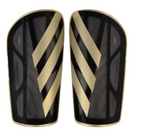 Adidas Large Tiro League Football Soccer Shin Guards IP4000 Black Gold L New