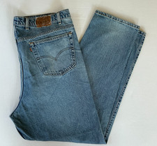 Levi's Signature 540 Relax Fit Jeans Mens W48 L32 Vintage Brown Tab Made in USA
