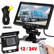 7" Car Rear View Camera Monitor for Truck Parking Display HD Reverse 800 480