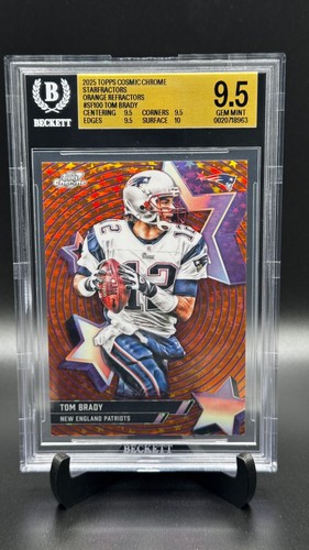 Tom Brady #SF-100 2025 Topps Cosmic Chrome StarFractor card