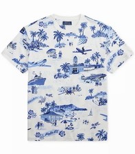 NEW Polo Ralph Lauren Men's Classic-Fit Polo Bear Vacation Jersey T-Shirt Sz XL