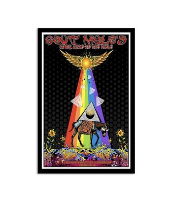 Gov't Mule 4 August Event Tinley Park 2023 Poster