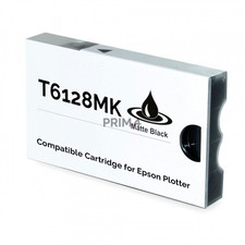 T6128 220ml Nero Opaco Cartuccia Compatibile Con Plotter Epson Pro7450,7800,9400