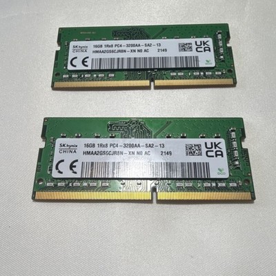 SK hynix 32GB DDR4-3200 SO-DIMM 260-Pin Laptop RAM HMAA2GS6CJR8N-XN