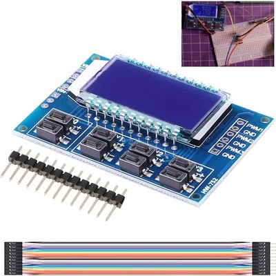 Signal-Generator PWM-Impulsfrequenz Kapazität Einstellbare Module, LCD-Anzeige