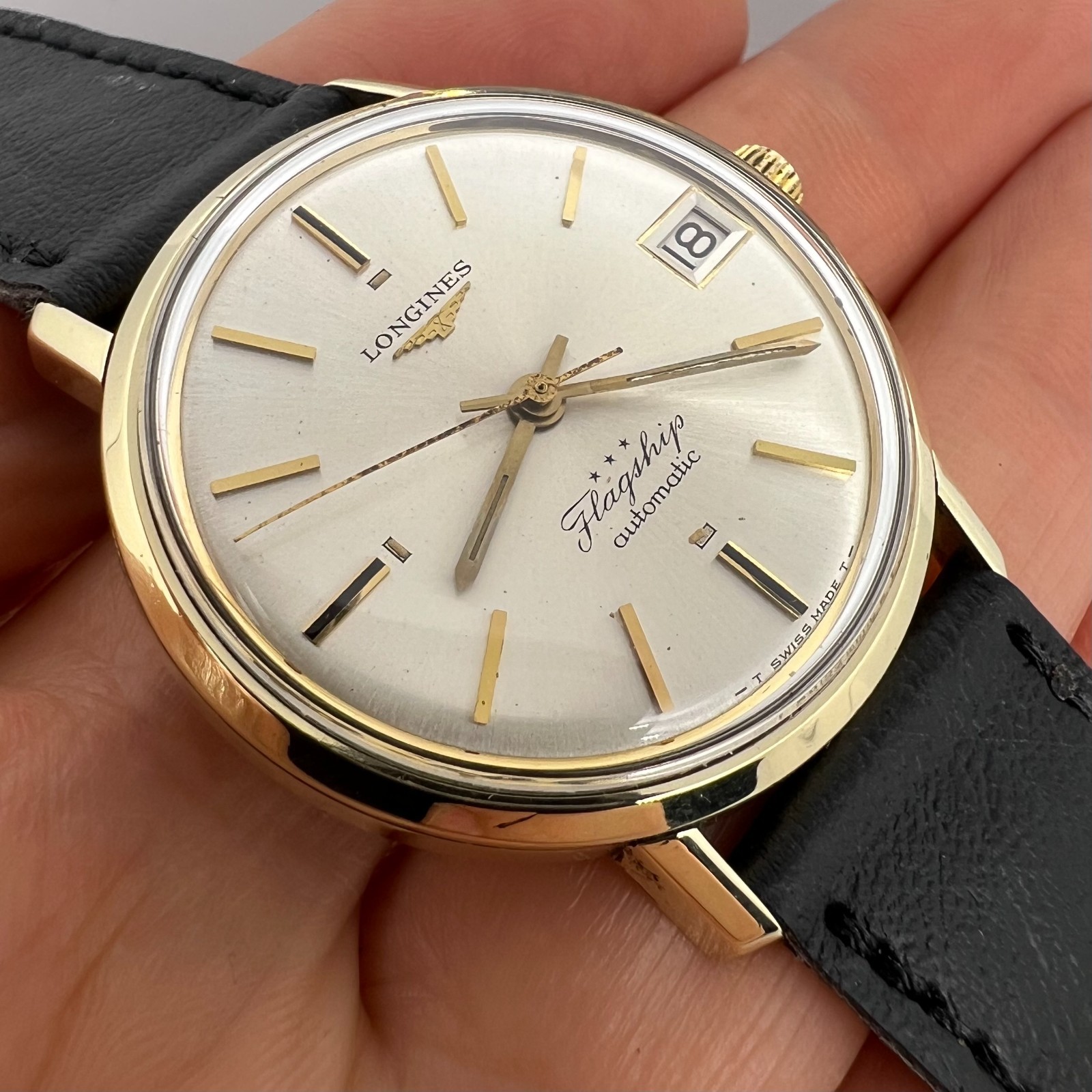 Vintage Longines Flagship Automatic Date Men's 35… - image 1