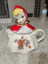 Red Riding Hood Ceramic Tea Pot