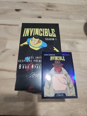 2025 Invincible Keepsake Premiere Edition Blaster Box PLUS 1 Extra Random Relic