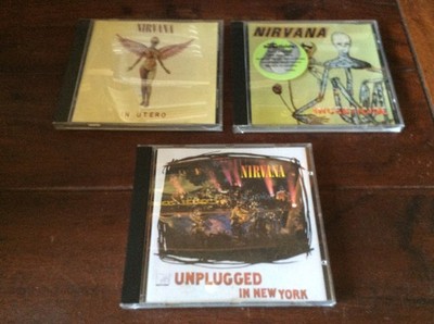 Nirvana  [3 CD Alben] In utero + Incesticide + MTV Unplugged