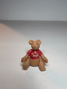Handmade Clay Vintage Miniature Winnie The Pooh Bear Dollhouse Or Diorama 
