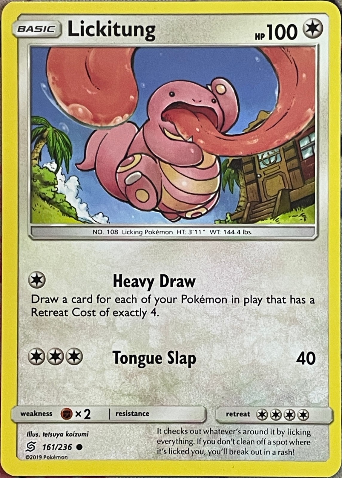 Lickitung - 161/236 - Unified Minds Pokemon 2019