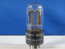 Tung Sol 6SN7GT Vacuum Tube Mouse Ears Copper Rods  TV-7 Tested