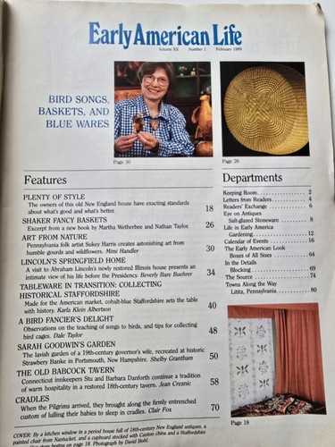 Lot 8 Early American Life Magazines 1986 1987 1988 1989 2020 Decorating Decoys + - Picture 20 of 24