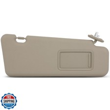 Beige Right Passenger Side Car Sun Visor with Sunroof for 2008-2013 For Toyot