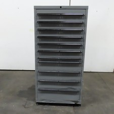 Lista Style 11 Drawer 28 X 28 X 59-12 Small Parts Tool Storage Shop Cabinet