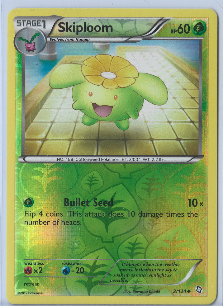 Skiploom 2/124 Dragons Exalted Reverse Holo