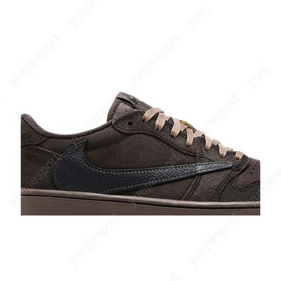 Travis Scott X Air Jordan 1 Low Og Sp Velvet Brown DM7866-202 | eBay